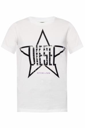 Branded star-motif t-shirt, zdjęcie 1 Branded star-motif t-shirt od Diesel